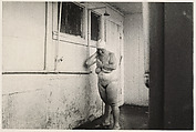Lady in the shower, Coney Island, N.Y., Diane Arbus American, Gelatin silver print