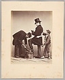 Shoeshine and Pickpocket, Giorgio Sommer  Italian, born Germany, Albumen silver print from collodion glass negative