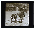 La marchande d'oignons aux Halles
, Louis Vert French, Gelatin silver transparency on glass