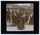 Le marchand d'abat-jour, Louis Vert French, Gelatin silver transparency on glass