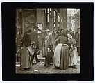 Le Photographe des Halles, Louis Vert French, Gelatin silver transparency on glass