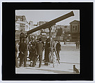 Le telescope de la place de la Bastille, Louis Vert French, Gelatin silver transparency on glass