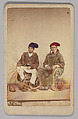 [Basket Weavers], Giorgio Sommer  Italian, born Germany, Albumen silver print from glass negative with applied color