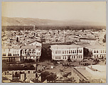 Vue de Damas et Salahie, Suleiman Hakim  Syrian, active Damascus, Albumen silver print