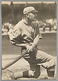 Casey Stengel batting, Charles M. Conlon American, Gelatin silver print