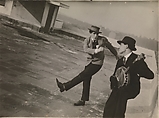 [Charleston on the Bauhaus Roof], T. Lux Feininger  American, born Germany, Gelatin silver print