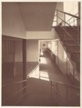[School Interior: View from Stairway and Hall], Werner Mantz  German, Gelatin silver print
