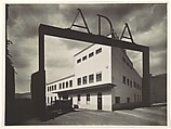 [Entrance to ADA Cheese Factory in Cologne-Rodenkirchen], Werner Mantz  German, Gelatin silver print