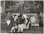 [Two Women, Seated and in Conversation, in Interior Setting], Erich Salomon  German, Gelatin silver print