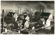 [Houses at Edge of Delaware River, Phillipsburg, New Jersey], Walker Evans  American, Gelatin silver print