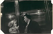 Subway Portrait, Walker Evans American, Gelatin silver print