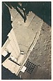 [Street Corner and Pedestrian Seen From El Platform, New York City], Walker Evans  American, Gelatin silver print