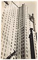 [Construction Site with Crane Boom and Cables, From Below, New York City], Walker Evans  American, Gelatin silver print