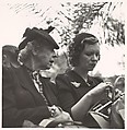 [Two Women Seated on Park Bench, Florida], Walker Evans  American, Gelatin silver print
