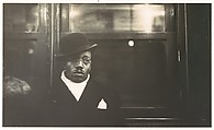 Subway Portrait, Walker Evans American, Gelatin silver print