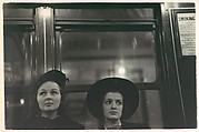 Subway Portrait, Walker Evans American, Gelatin silver print