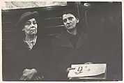 Subway Portrait, Walker Evans American, Gelatin silver print
