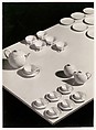 [Ladislav Sutnar China: Tea Service Arranged on Table, Viewed from Above], Josef Sudek  Czech, Gelatin silver print