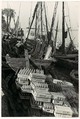 [Cases of Coca-Cola Bottles on Bank of River, with Sailing Vessels], Henri Cartier-Bresson  French, Gelatin silver print