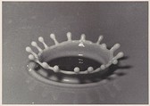 Drop of Milk, Harold Edgerton  American, Gelatin silver print