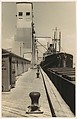 [Ship at Dock, New Orleans], Ralston Crawford  American, born Canada, Gelatin silver print