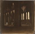 Salisbury Cathedral - The Nave, from the South Transept, Roger Fenton British, Albumen silver print from glass negative