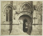 Roslin Chapel, South Porch, Roger Fenton  British, Salted paper print from glass negative