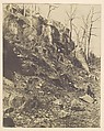 [Rocky Hillside], Victor Prevost  French, Salted paper print from paper negative