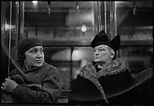 [Five 35mm Film Frames: Subway Passengers, New York City: Elderly Women, Man Reading Newspaper, Man in Bowler Hat], Walker Evans (American, St. Louis, Missouri 1903–1975 New Haven, Connecticut), Film negative