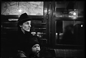 [Three 35mm Film Frames: Subway Passengers, New York City: Mother with Child on Lap], Walker Evans (American, St. Louis, Missouri 1903–1975 New Haven, Connecticut), Film negative