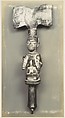 [Kneeling Figure (Sceptre Top), Dahomey], Walker Evans  American, Gelatin silver print