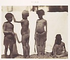 [Children from the Village of Kalabshah, Nubia], Ernest Benecke  French, Salted paper print from paper negative