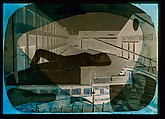 [Waterfront Scene with Reclining Woman, Self-Portrait], David Smith  American, Film negative