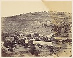 [Garden of Gethsemane and the Tomb of the Virgin, Jerusalem], John Anthony  British, born France, Albumen silver print from glass negative
