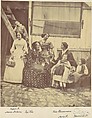 [Group Portrait of Four Women and Three Children], Franz Antoine  Austrian, Albumen silver print from glass negative