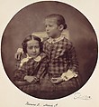 Hermine and Marie Antoine, Franz Antoine Austrian, Albumen silver print from glass negative