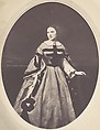 [Female Portrait, Standing, Looking Left], Franz Antoine  Austrian, Albumen silver print from glass negative