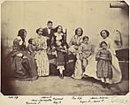 [Ten members of the Antoine family], Franz Antoine  Austrian, Albumen silver print from glass negative