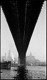 [Brooklyn Bridge, New York City], Walker Evans  American, Film negative