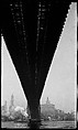 [Brooklyn Bridge, New York City], Walker Evans  American, Film negative