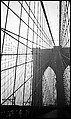 [Brooklyn Bridge, New York], Walker Evans  American, Film negative