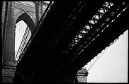 [Brooklyn Bridge, New York], Walker Evans  American, Film negative