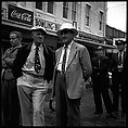 [Men on Street, Tampa, Florida], Walker Evans  American, Film negative