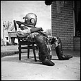 [Sponge Diver's Suit, Florida], Walker Evans  American, Film negative