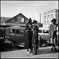 [People on Sidewalk, Tallahassee, Florida], Walker Evans  American, Film negative