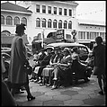 [Women Seated on Benches, St. Petersburg, Florida], Walker Evans  American, Film negative