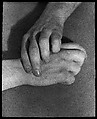 [Hart Crane's Hands], Walker Evans  American, Film negative