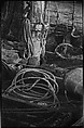 [Ship Rigging and Tackle Detail, Possibly Fulton Market Docks, New York], Walker Evans  American, Film negative