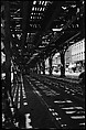 [Street Scene Beneath Elevated Train Tracks, New York City], Walker Evans  American, Film negative
