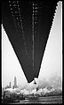 [Brooklyn Bridge, New York City], Walker Evans  American, Film negative